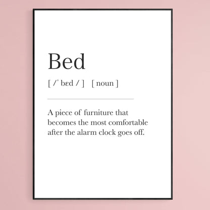 Everyone has a 'bed' in their lives, whether it be in the home or a friend's place. We all know that we need to rest our bodies and minds, but don't stop there! Engage your senses and explore this fascinating word meaningfully with this print poster.