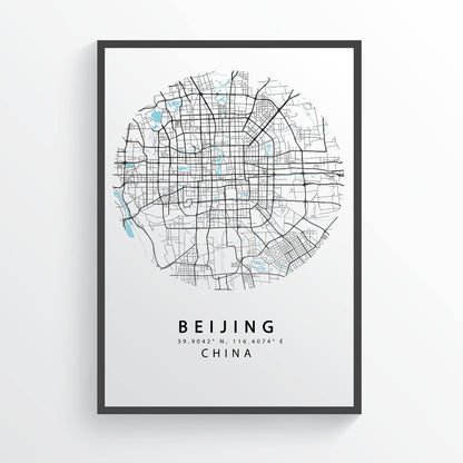 Explore Beijing like a local with this unique print. Printed on high quality paper, this map is a must-have for any traveler looking to explore Beijing. With its detailed design, this print is perfect for framing and makes a great addition to any room. Hang this map in your living room as a conversation starter, or take it with you on your next trip to Beijing.