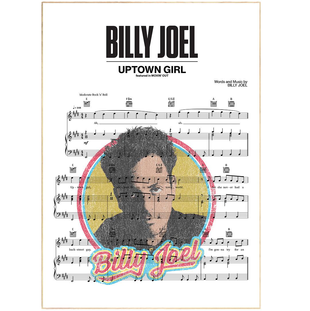 Billy Joel - Uptown Girl Poster - 98types