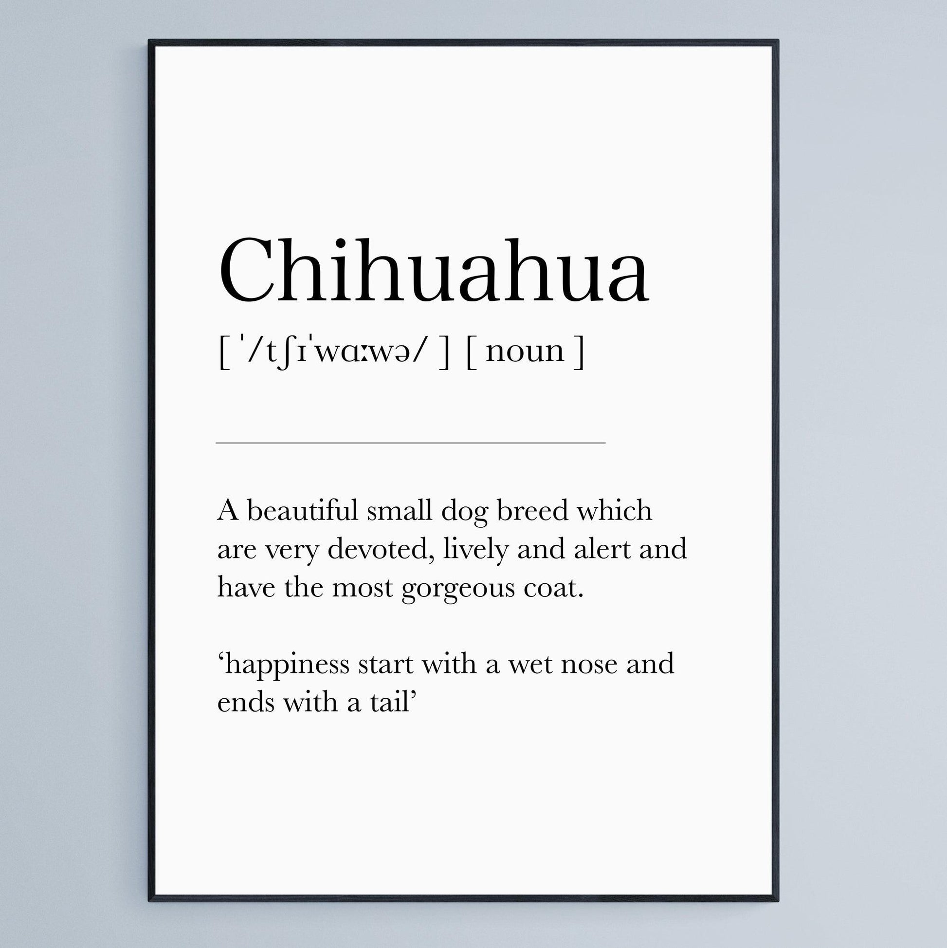 Chihuahua Definition Print - 98types