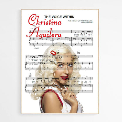 Christina Aguilera - The Voice Within Print - 98types