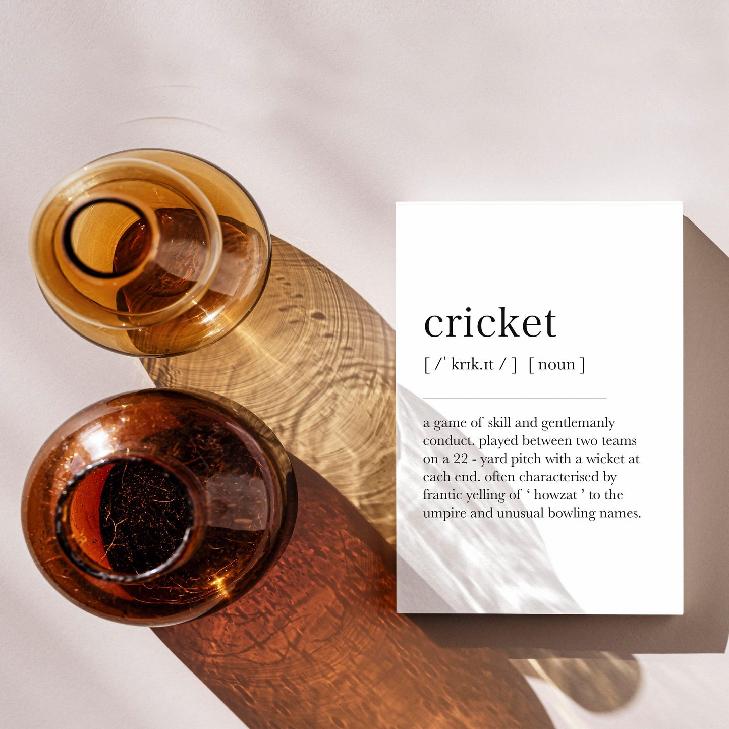 Cricket Definition Print - 98types