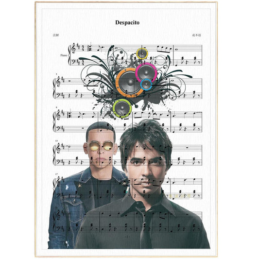 This stylish Luis Fonsi - Despacito Poster is the perfect wall art to showcase your love for music. Crisp lines and bold text add to its crisp finish, turning any room into a modern work of art. Its frame ensures longevity, making it a great gift for any music enthusiast. 98types