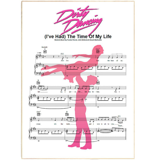 Dirty Dancing • The Time Of My Life Print