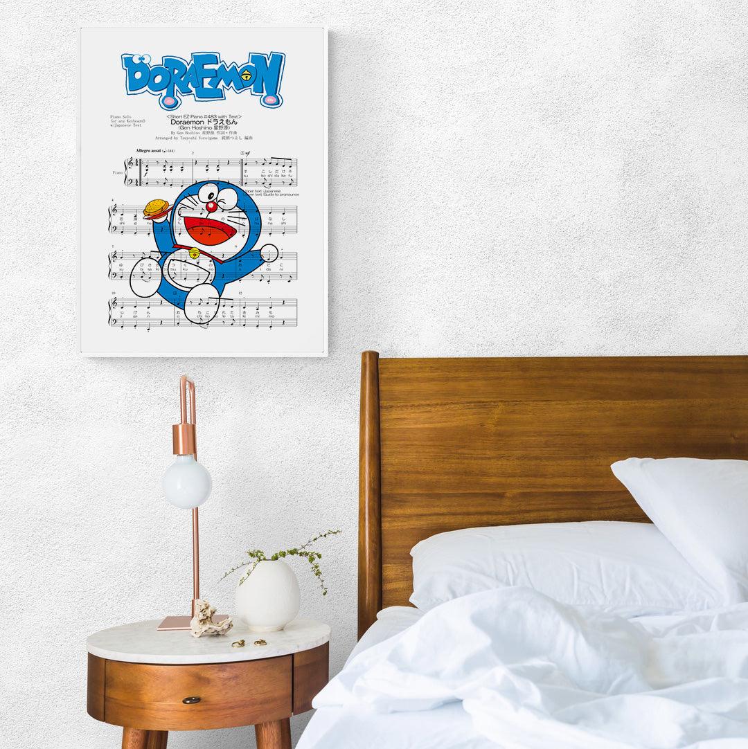 98Types Music brings you the perfect gift for music lovers and Doraemon fans! This beautiful poster features the main theme song lyrics from the anime, and is perfect for framing and hanging on your wall. Each print is personalized with the recipient's name, and makes a unique and special gift for any occasion. Hang this poster in your living room, bedroom or office and enjoy looking at your favorite song lyrics every day.