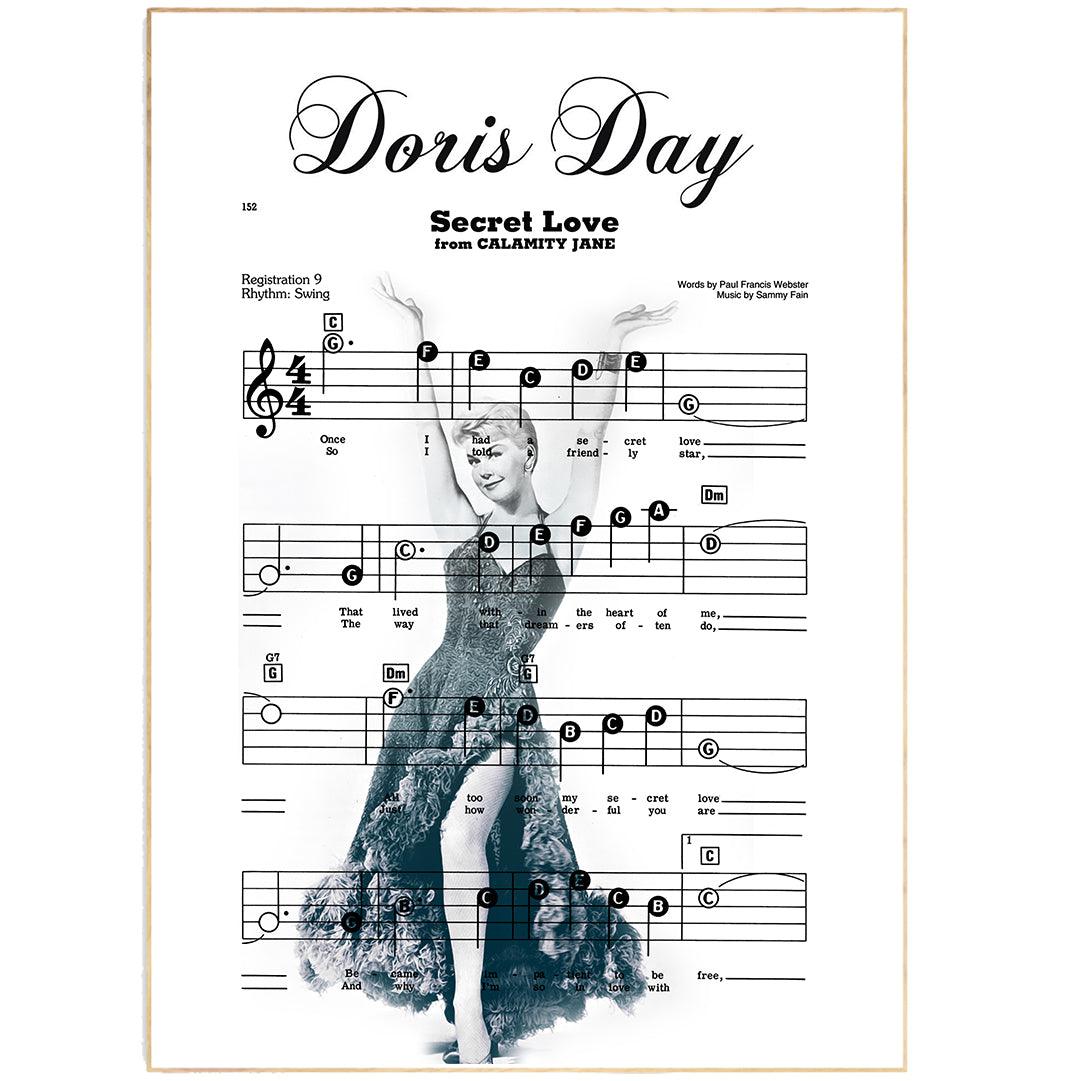 Doris Day - Secret Love Poster - 98types