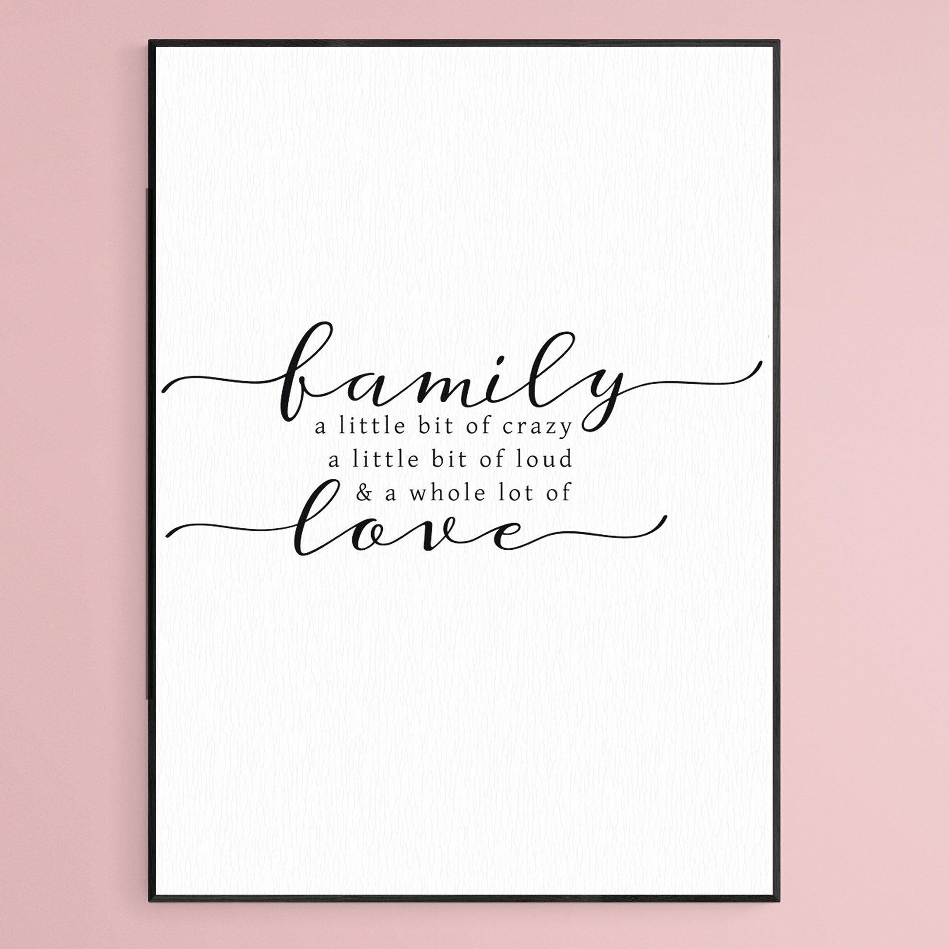 Family Love Print - 98types
