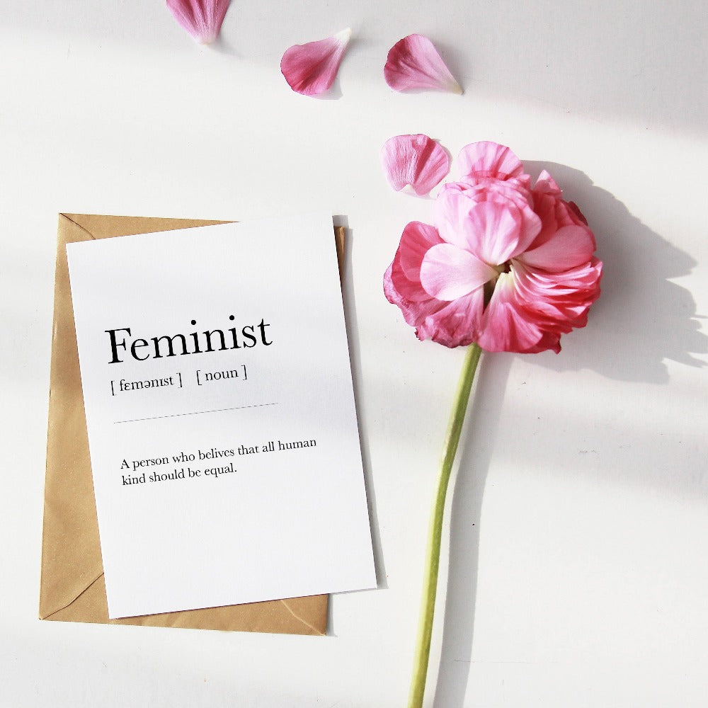 FEMINIST Definition Print | Wall Art Home Decor Feminism | Girl Power Prints Art| Inspirational Poster | Gift Idea Print | Typography Wall Art - 98types