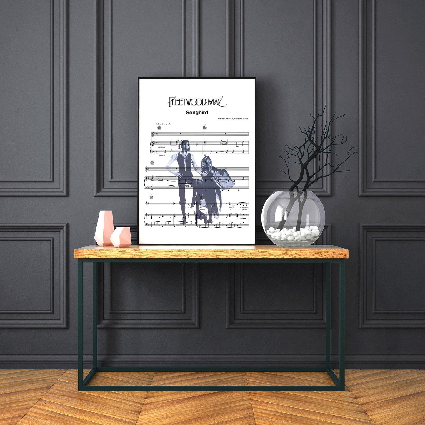 Fleetwood Mac - Songbird Song Print | Song Music Sheet Notes Print Everyone has a favorite song especially Fleetwood Mac Print and now you can show the score as printed staff. The personal favorite song sheet print shows the song chosen as the score. 