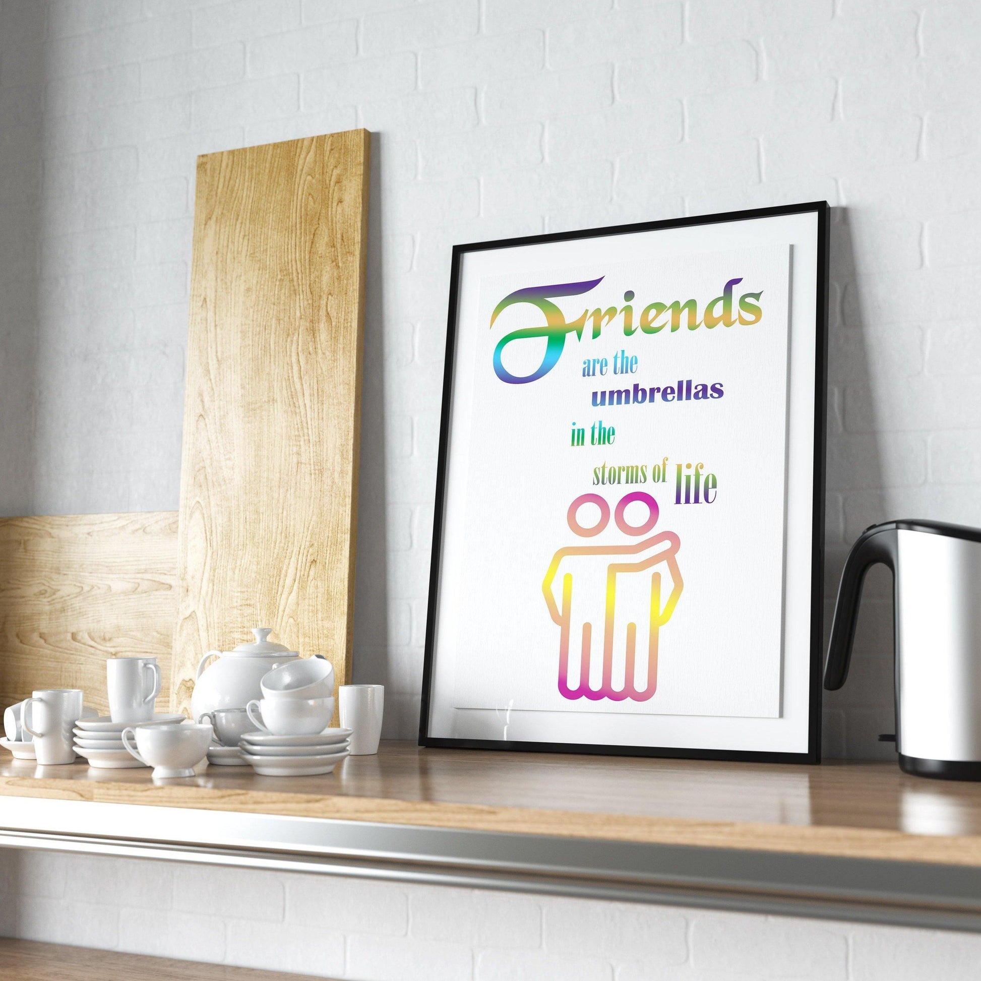 Friend Definition Print | Friend Wall Art | Best Friend Print | Best Friend Print | Gifts for Friend | Inspirational Poster | Quote Idea Print | Typography Wall Art - 98types