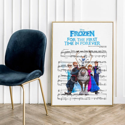 Let your favorite song lyrics take center stage with our custom Frozen-For the First Time in Forever Poster! This hand-crafted poster designed with love, offers a fun way to spruce up any room in your home! With a wide range of music lyrics from any song you can imagine, you'll get the party started with a fun and quirky wall print that will make all your friends envious!