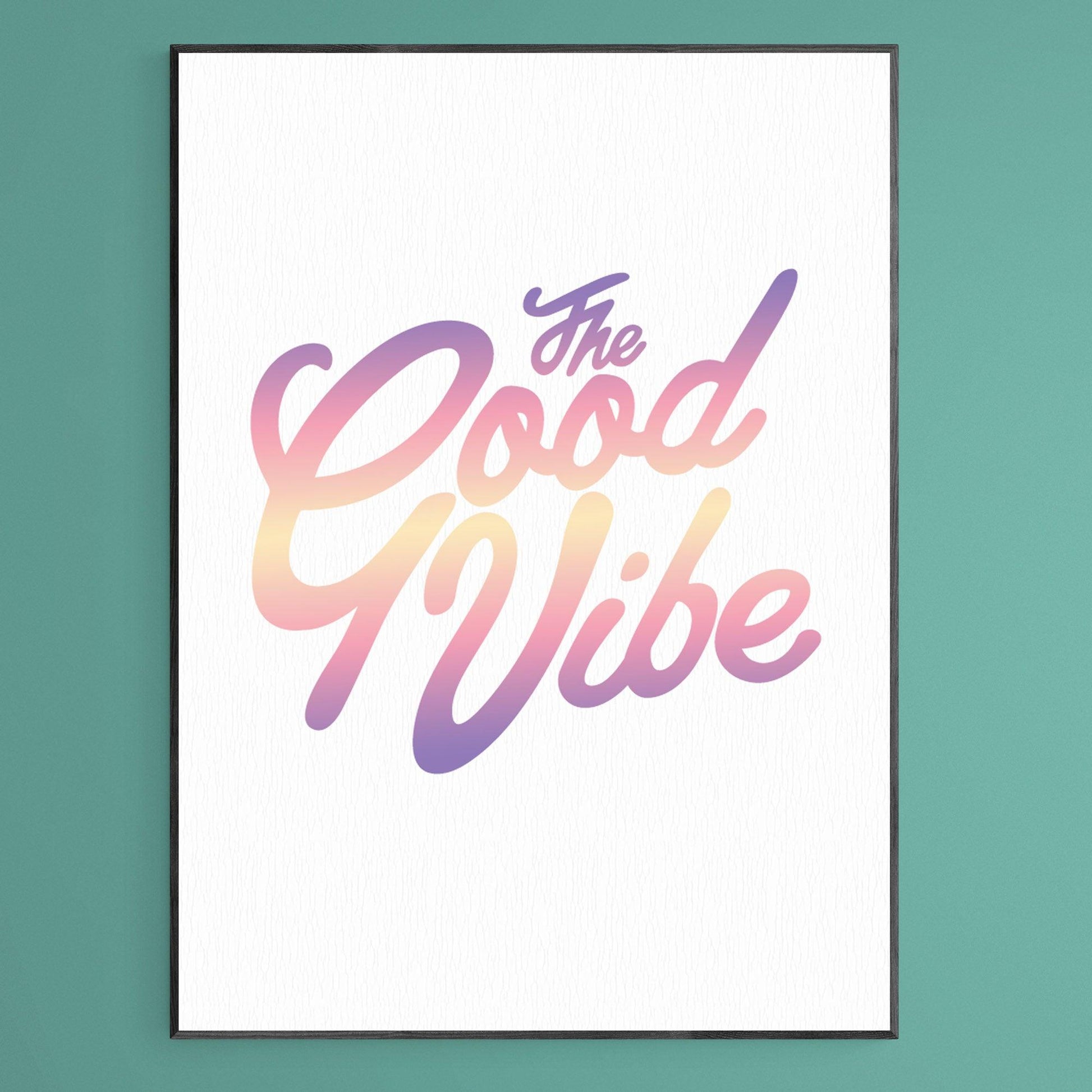 Bring positive vibes, not drama, into your home with this unique ‘Good Vibes Only’ print. Featuring a range of stylish posters and wall art prints, this range of home decor ideas offers a colourful, creative way to spruce up your living space. Choose from vintage posters, cheap posters, and more! Spread the good vibes. - 98types