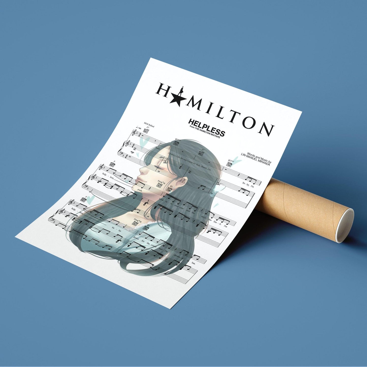 Hamilton - HELPLESS Print - 98types