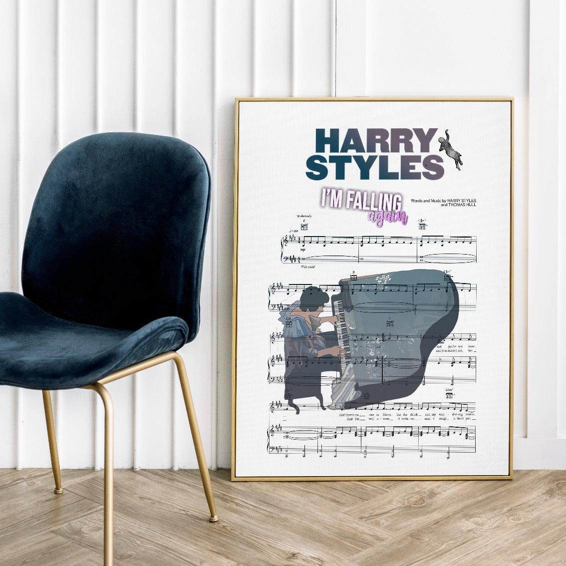 Bring music to your home in an unprecedented way with this Harry Styles ~ Falling Song Lyric Print from 98Types Music. Showcase your love for music and art with a song lyric print that is sure to make your space feel more personal. This stunning piece of wall art, inspired by the popular song, is the perfect addition to any room. Whether you're a fan of Harry Styles or just love the vibrant lights and colors of the song lyric prints UK, this wall art will speak volumes in your space.