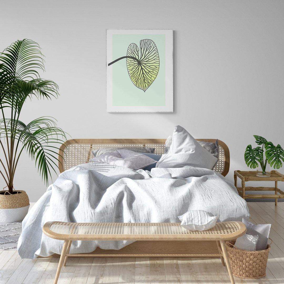 Plant Line Art Print | Contemporary Minimal Wall Decor | Scandi Design Style - 98types