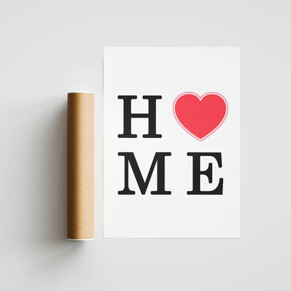 Home Print | Love Home Print | Motivational Prints | Poster Bedroom Wall Art Inspirational | Funny Quote Prints | Inspirational Poster | Gift Idea Print | Typography Wall Art - 98types