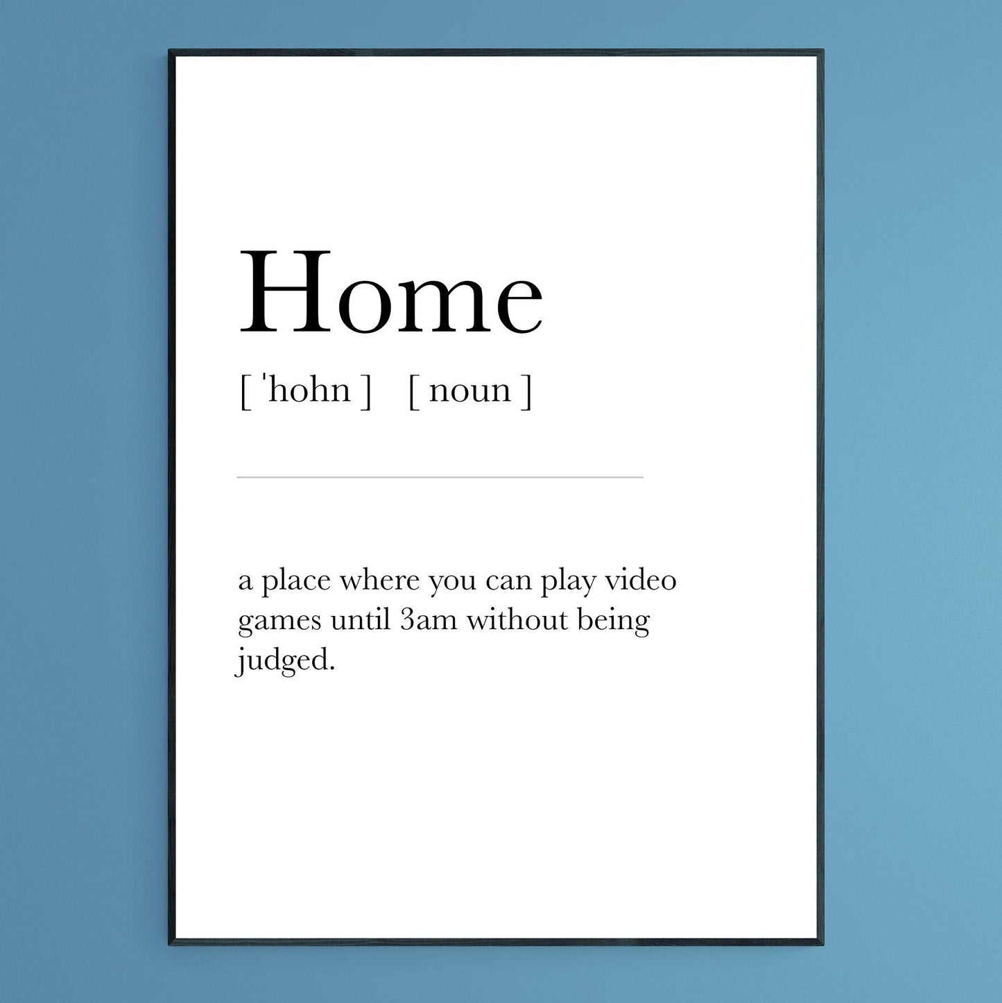 Home Definition Print - 98types