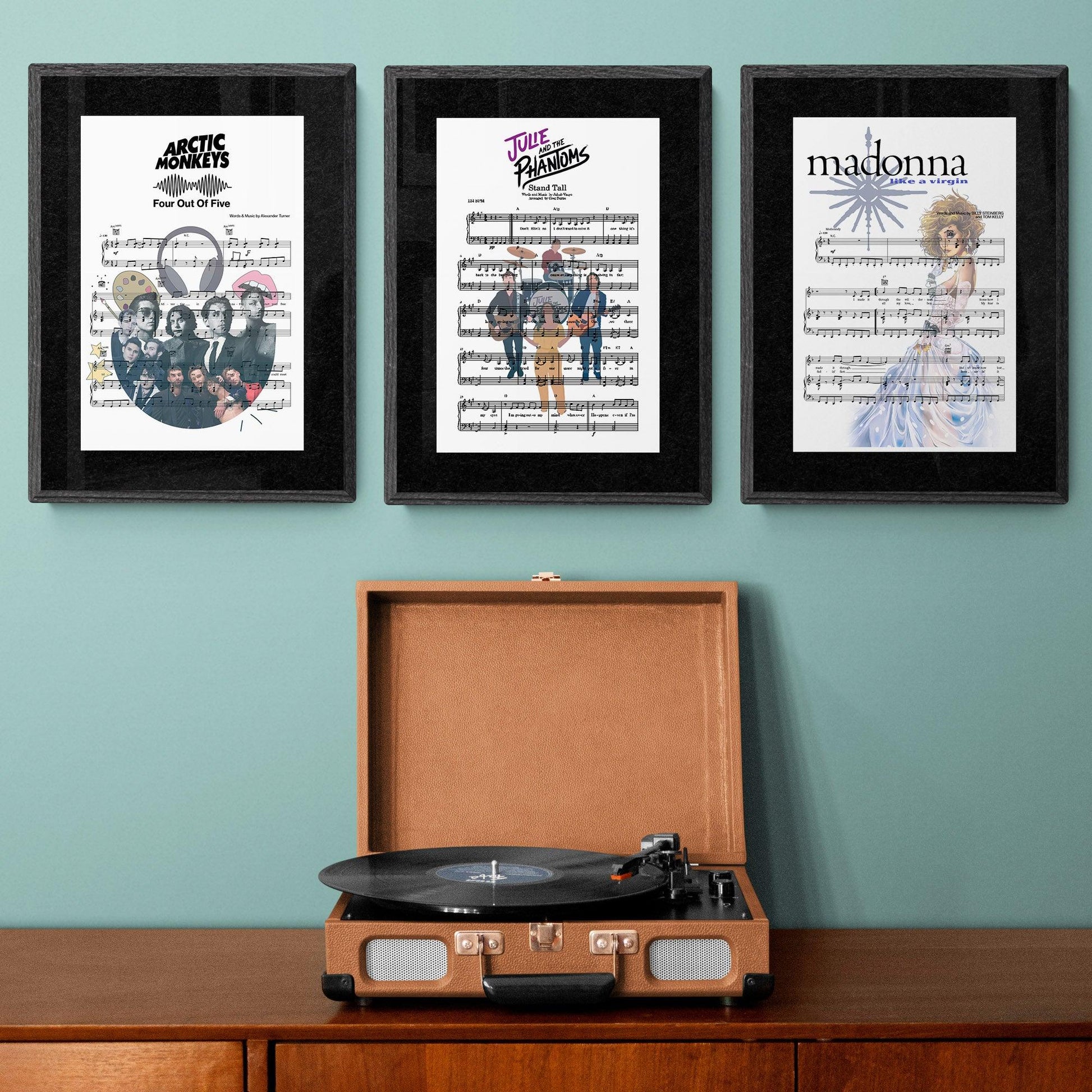 Julie and the Phantoms - Stand Tall Song Print | Song Music Sheet Notes Print  Everyone has a favorite song especially Madonna Don't Cry For Me Argentina Print, and now you can show the score as printed staff. The personal favorite song sheet print shows the song chosen as the score. 