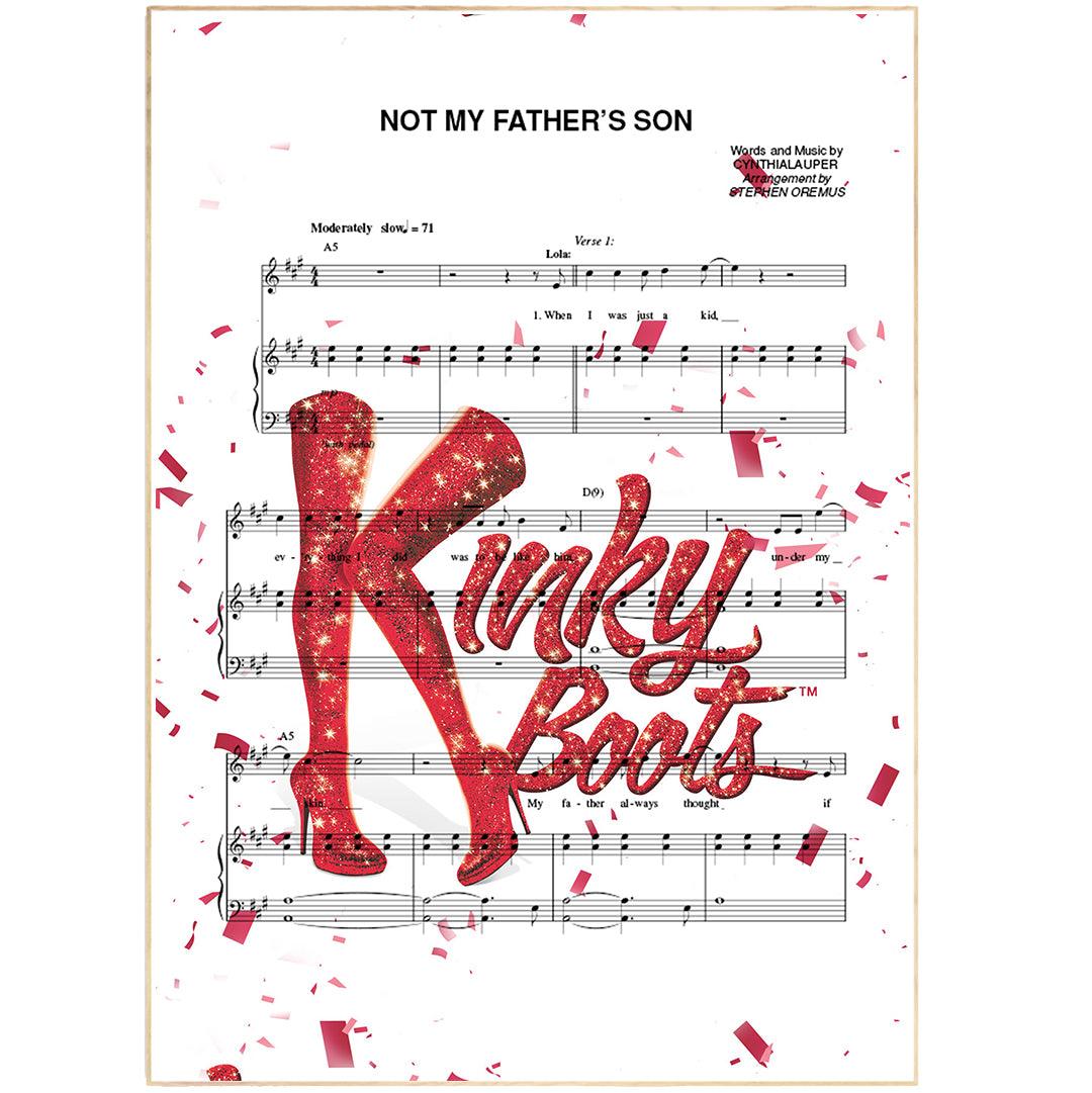 Kinky Boots - Not My Father's Son Poster - 98types