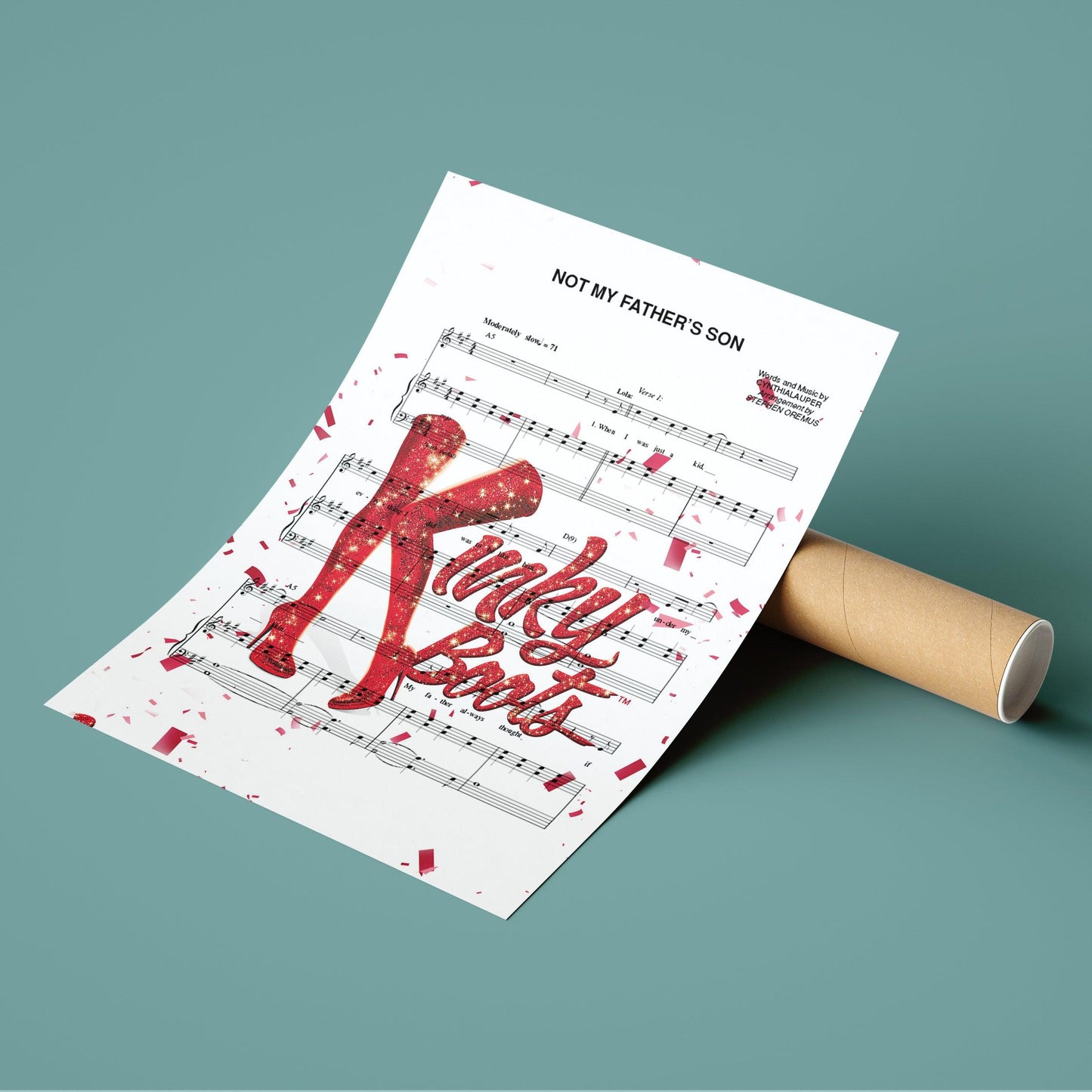 Kinky Boots - Not My Father's Son Poster