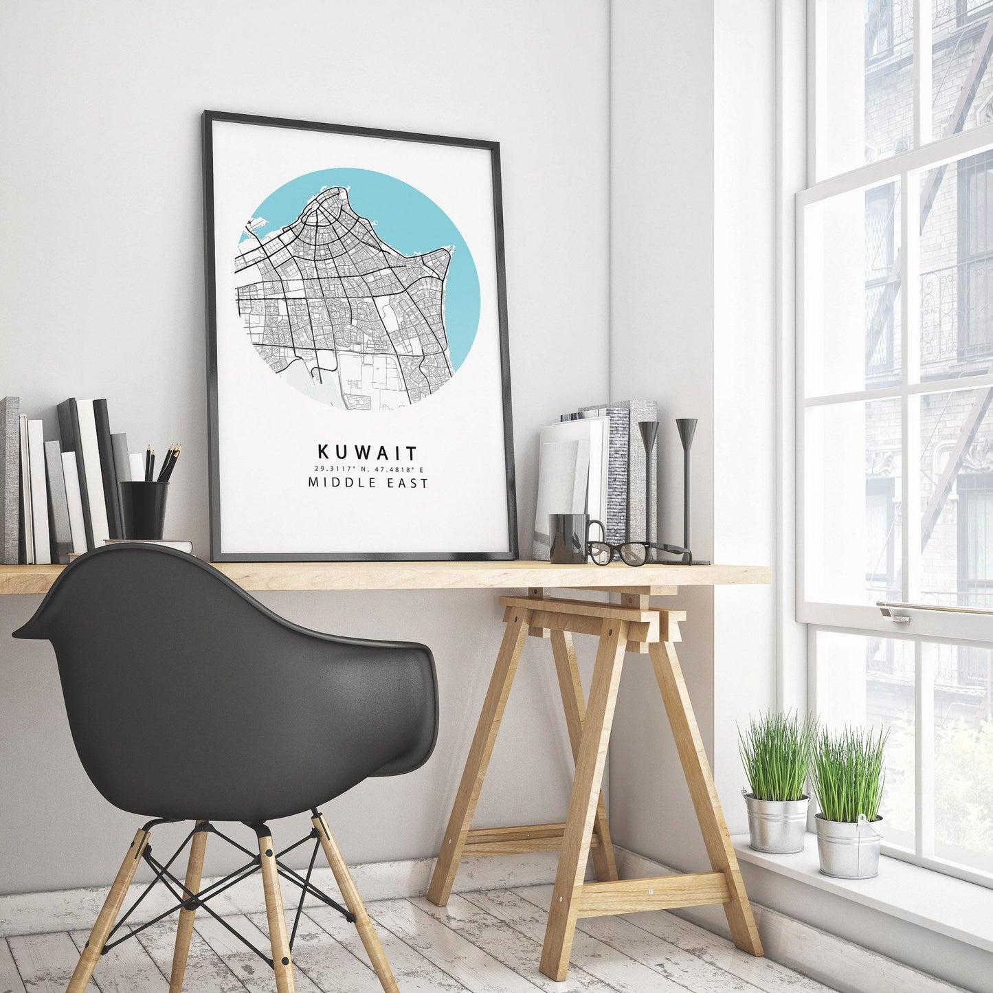 Looking for a map of Kuwait City that is both stylish and functional? Look no further than this Kuwait City Street Map Print by 98Types. This beautiful map print is perfect for your home or office, and makes a great gift for anyone who loves Kuwait City. The detailed street map is printed on high quality paper, and the unique design makes it a piece of art as well as a practical tool.