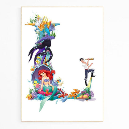 Capture beloved Disney movies with this Little Mermaid Movie Poster. Printed with dozens of iconic characters, it brings a touch of Disney World to your walls. Great for any room, this finely crafted poster will make a perfect addition to your collection of Disney wall art and prints. 98types
