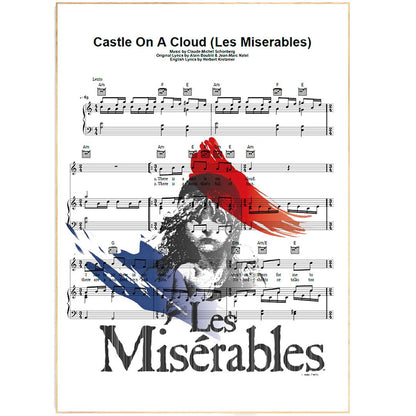 Les Miserables - Castle on a Cloud Poster