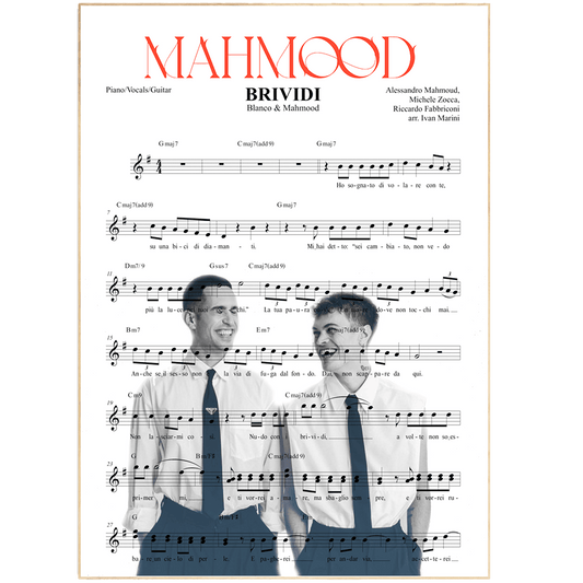 Mahmood and Blanco, 2022 Sanremo winners and Italy's entry for the 2022 Eurovision Song Contest. • Millions of unique designs by independent artist 98types