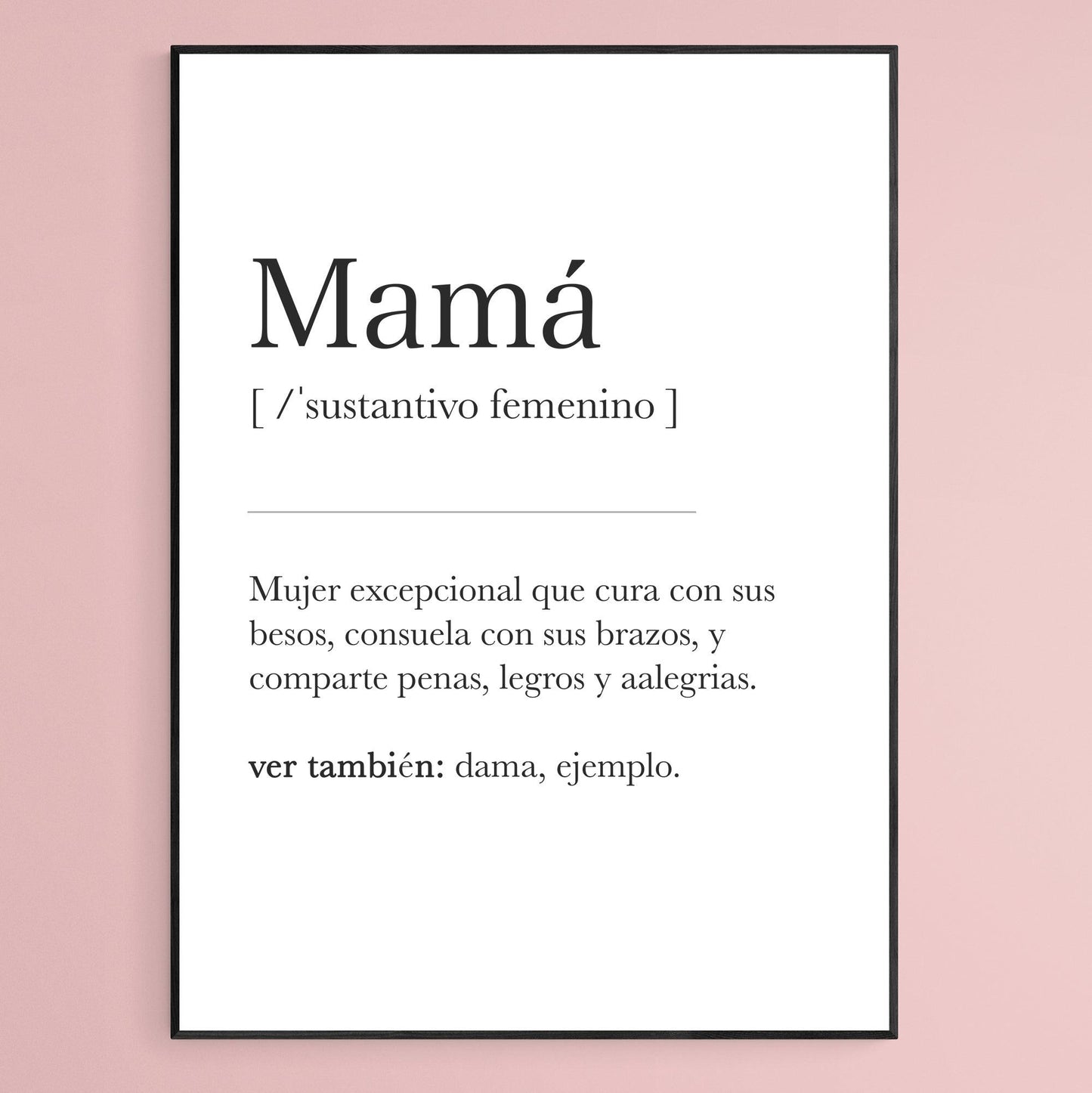 Mama Definition Print - 98types