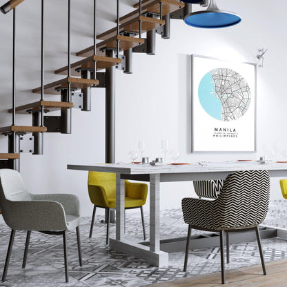 Looking for a unique way to spruce up your home or office? Check out this Manila City Street Map Print. This detailed map of Manila is perfect for those who want to explore the city or for those who already love it and want to show their pride. This map makes a great addition to any room and is sure to start a conversation.