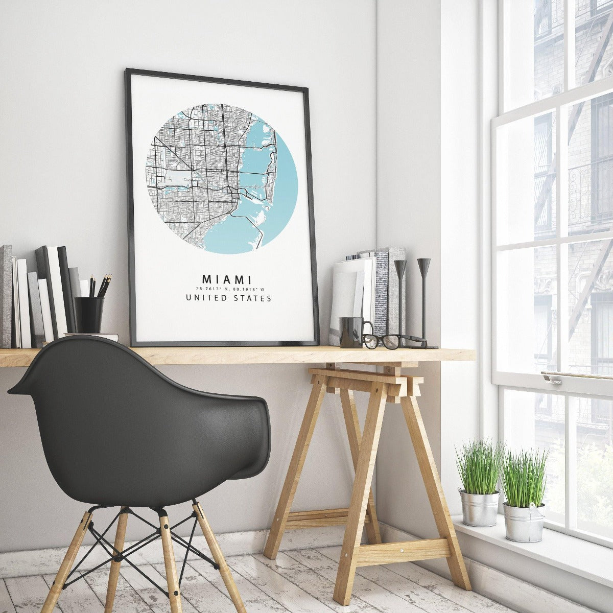 explore the best of Miami with this street map poster Printed on high quality paper, this poster size map is perfect for framing and makes a great addition to your home or office. With its vibrant colors and clear design, this map is a great way to explore Miami and see all that the city has to offer.