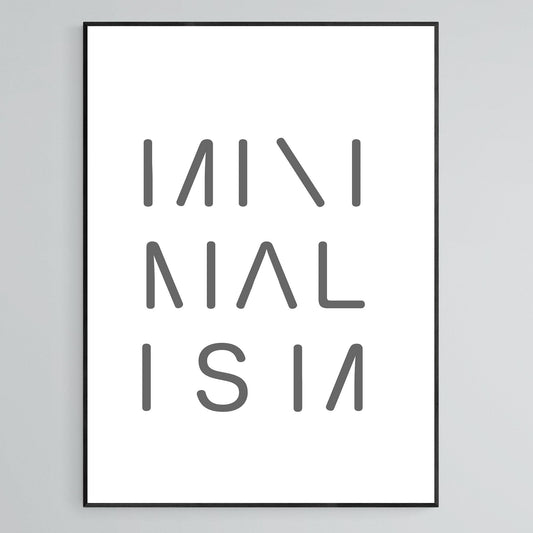 MINIMALIST Print - 98types