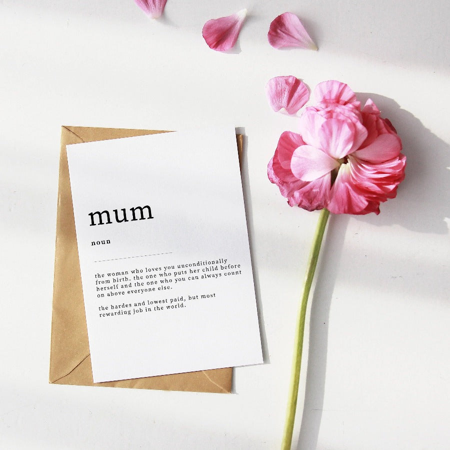 Mum Funny Superwoman Definition | Gift Quote | Typography Wall Art | Motivational Design - 98types