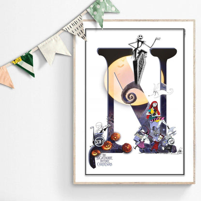 Transform your wall into the spooky-yet-magical world of the 'Nightmare Before Christmas' with this Disney Character poster! Whether you're a Disney Princess fan or more of a Prince Charming type, this wall art is sure to make your abode a bit more frighteningly fun. (Plus, it's got all the classic Disney vibes, so what's not to love?)- 98types