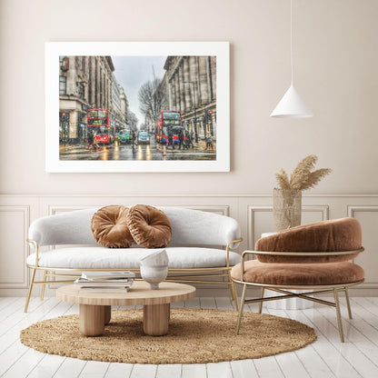 This Oxford Street Snow Red Bus London wall art is the perfect addition to any home. Featuring a vibrantly-colored, high-quality print of the iconic London bus, this piece of art creates a vibrant pop of life to any wall. The durable frame and thick canvas come together to make a beautiful and long-lasting wall decoration. Perfect for those who want to bring a bit of the city into the home. 98types