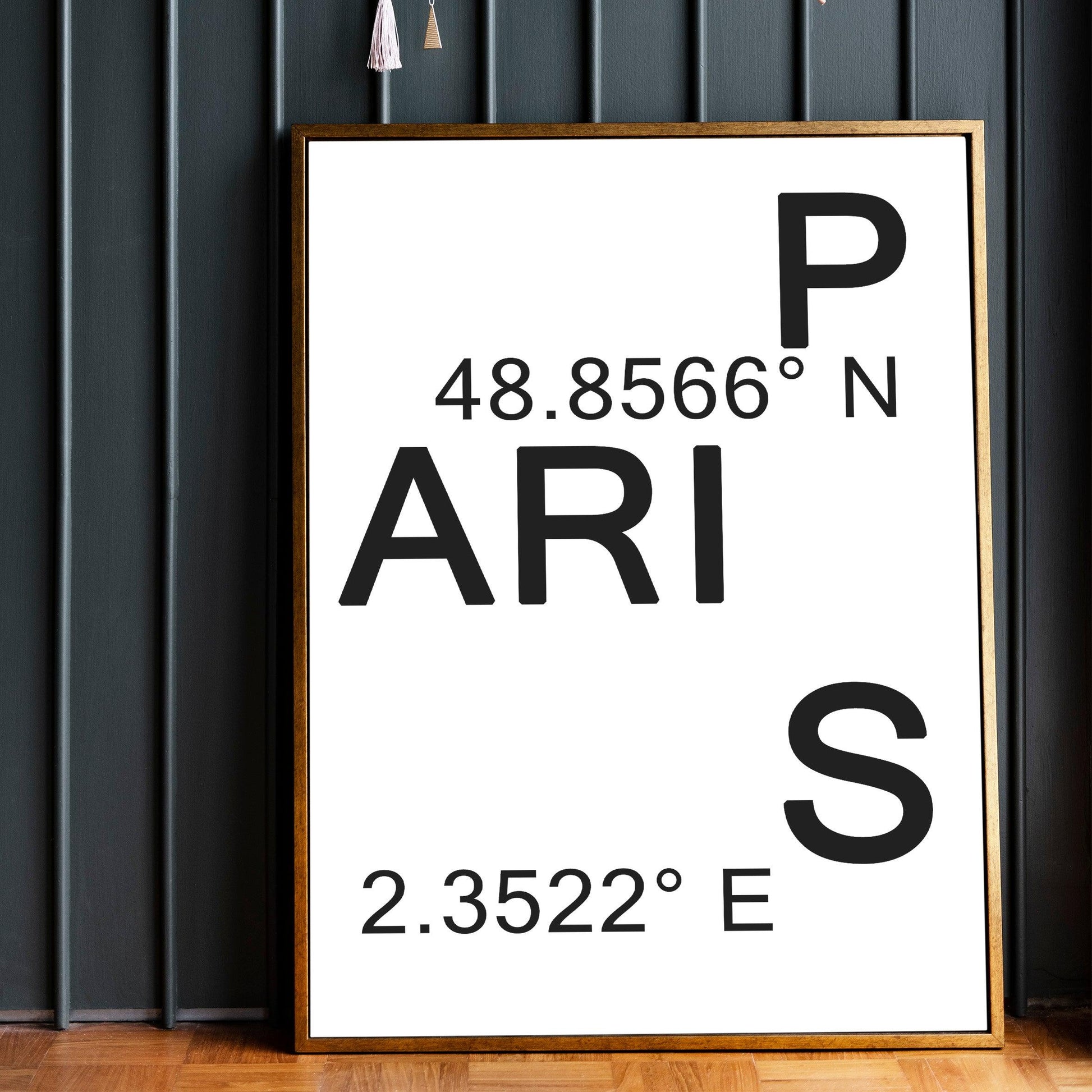 Paris Typography Print - 98types