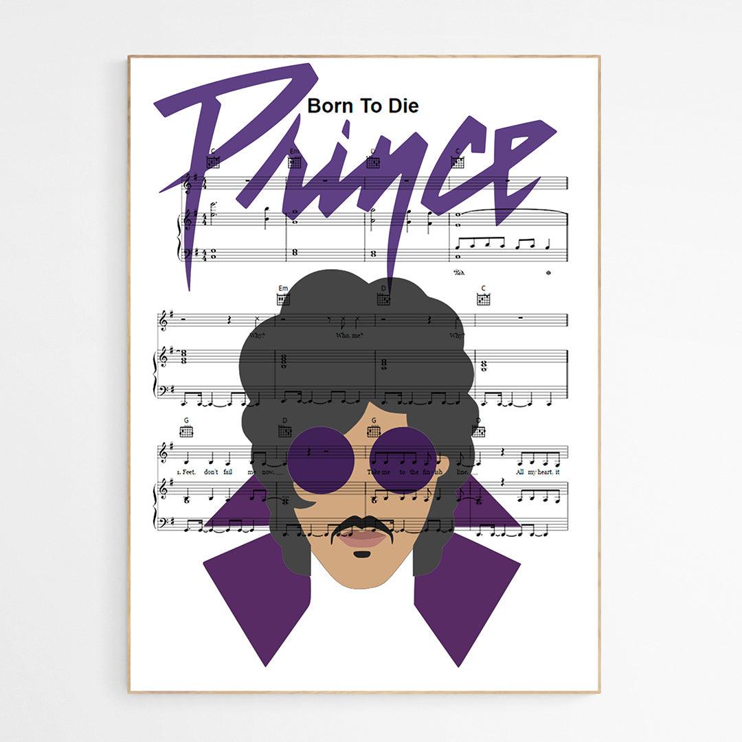 Prince - Born 2 Die Print