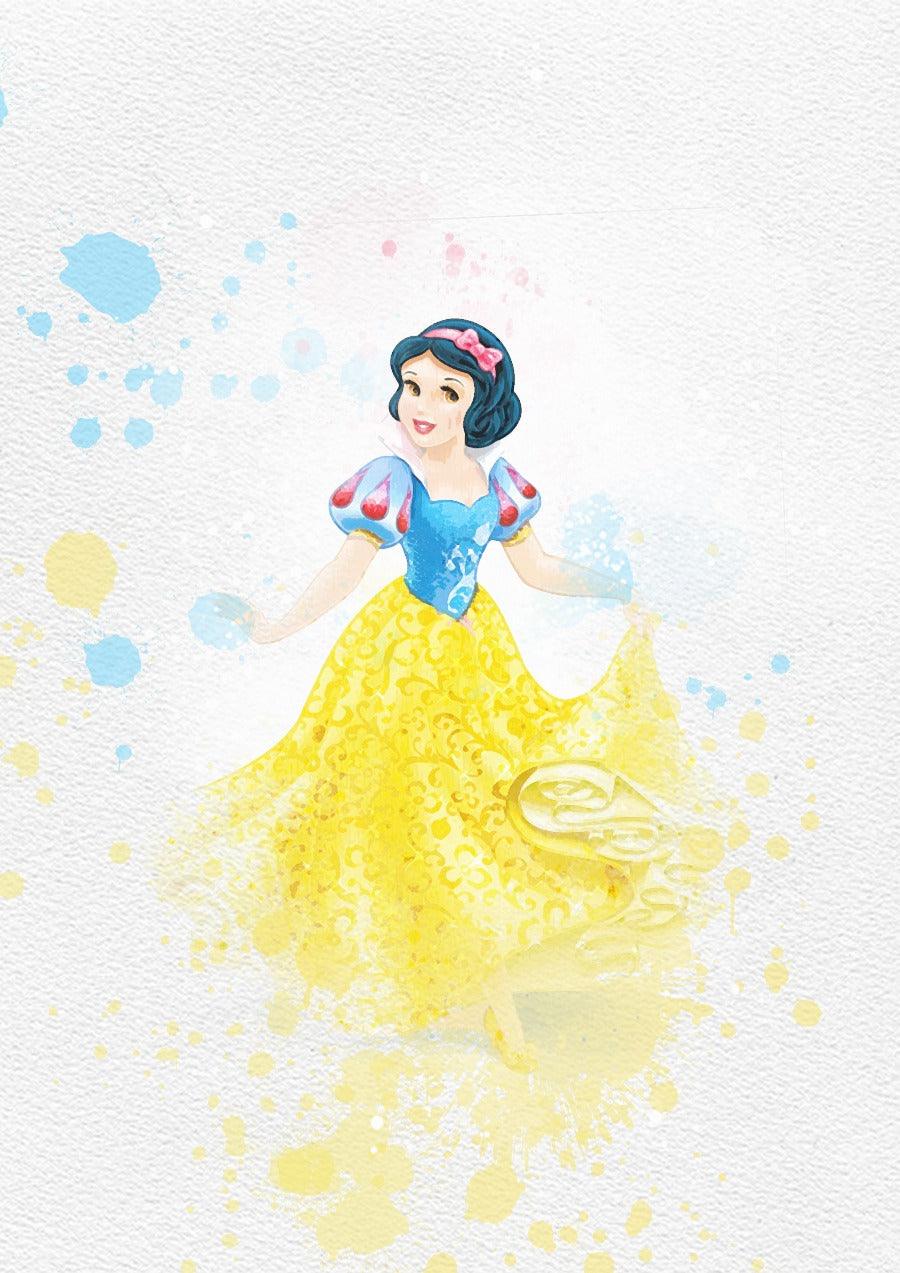 Set 6 Disney Princess Printable Art On Sale INSTANT DOWNLOAD Disney Watercolor Princess Print Wall Disney Elsa Belle Princess Poster Disney