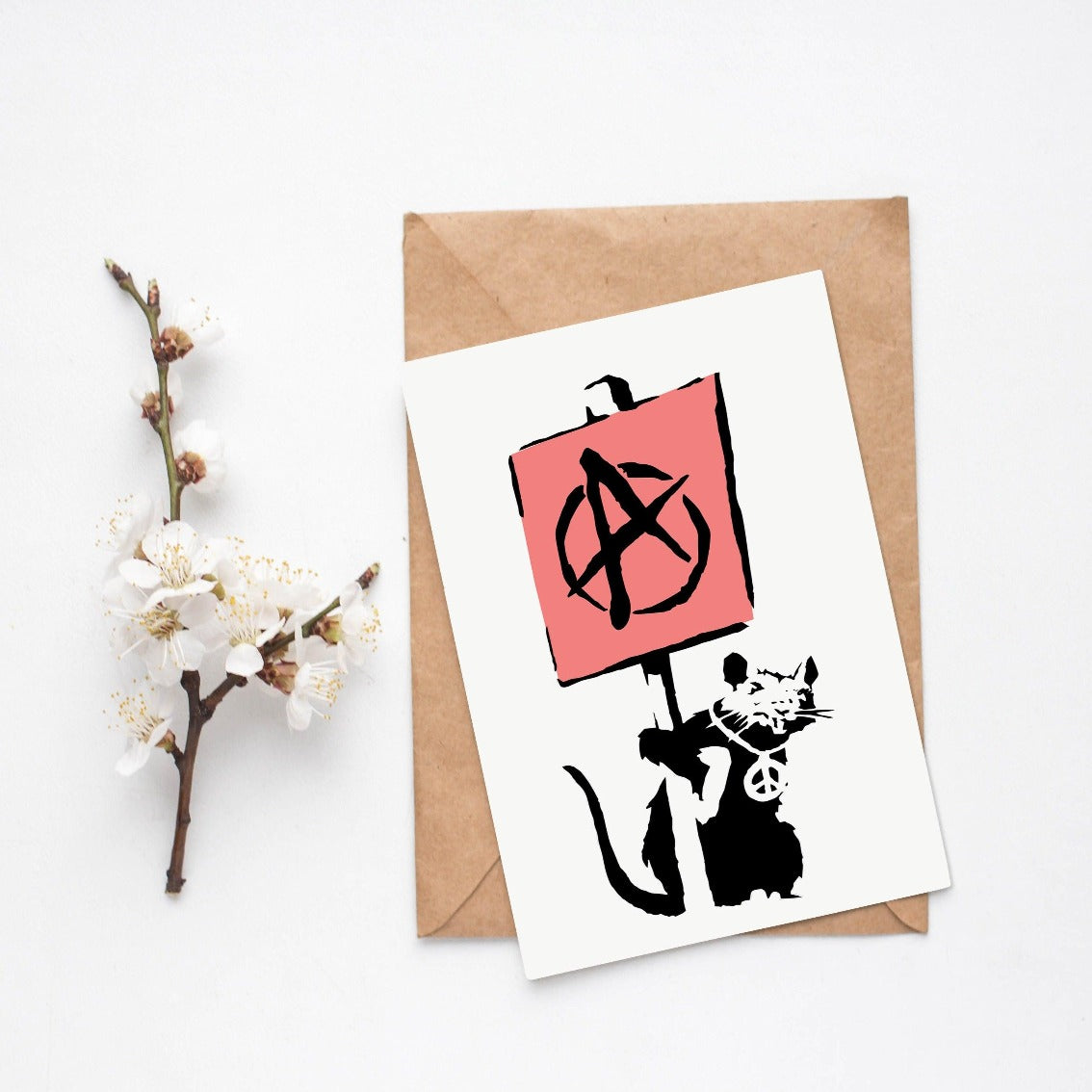 The "Rat" by Banksy is one of the most iconic pieces of street art out there. And now, you can have a print of it in your own home. This high-quality print by 98Types is the perfect way to add a little edge to your decor. It's also a great conversation starter. So, go ahead and add this Rat print to your cart now. - 98types