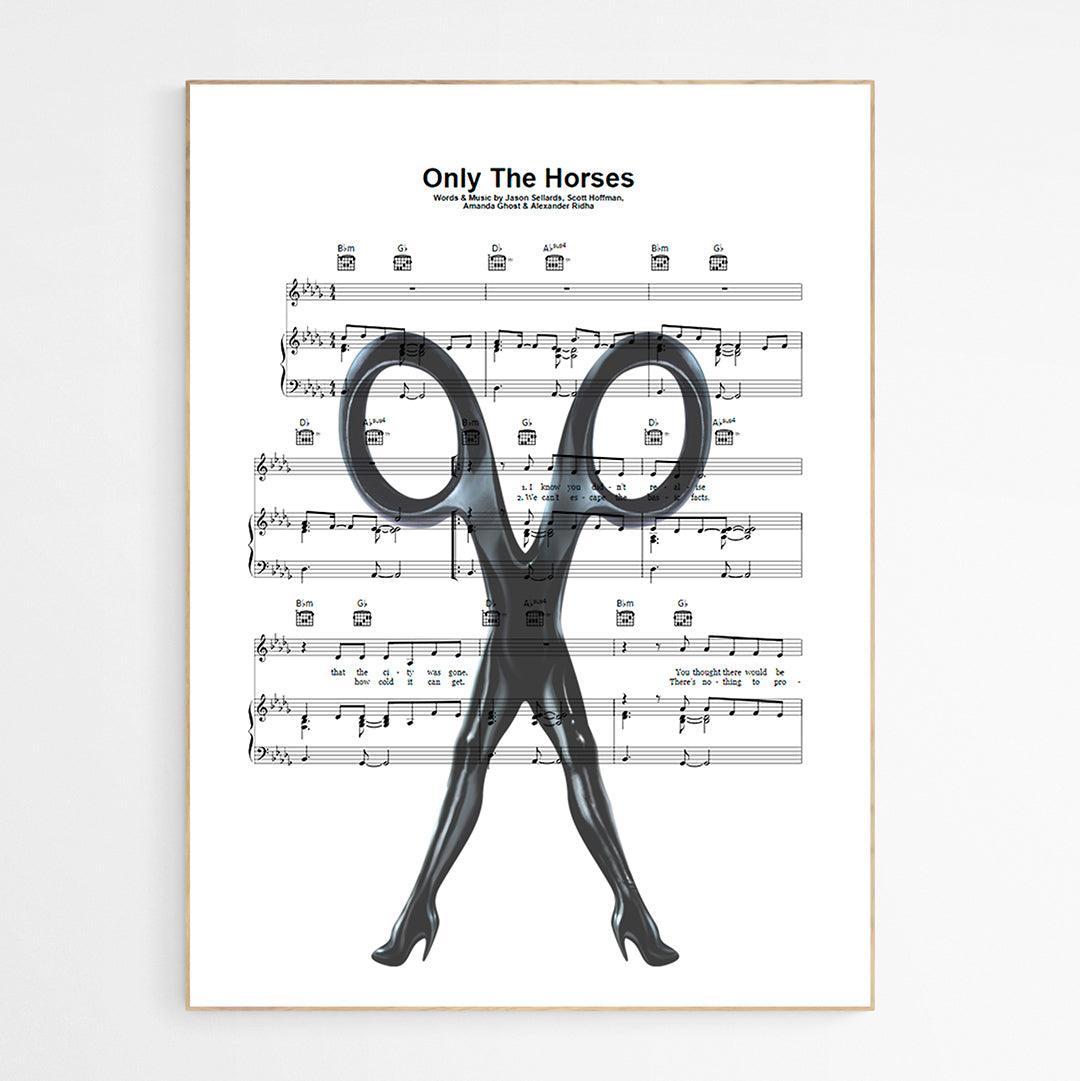 Scissor Sisters - Only The Horses Print | Song Music Sheet Notes Print 