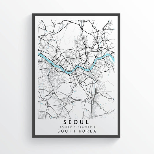 Get to know the vibrant city of Seoul with this Seoul City Map Print. This detailed map features all of the major landmarks and attractions of the city, so you can easily navigate your way around. With its distinct and colorful design, this map makes a great addition to any home or office. Plus, it makes a great gift for any traveler or Seoul enthusiast.