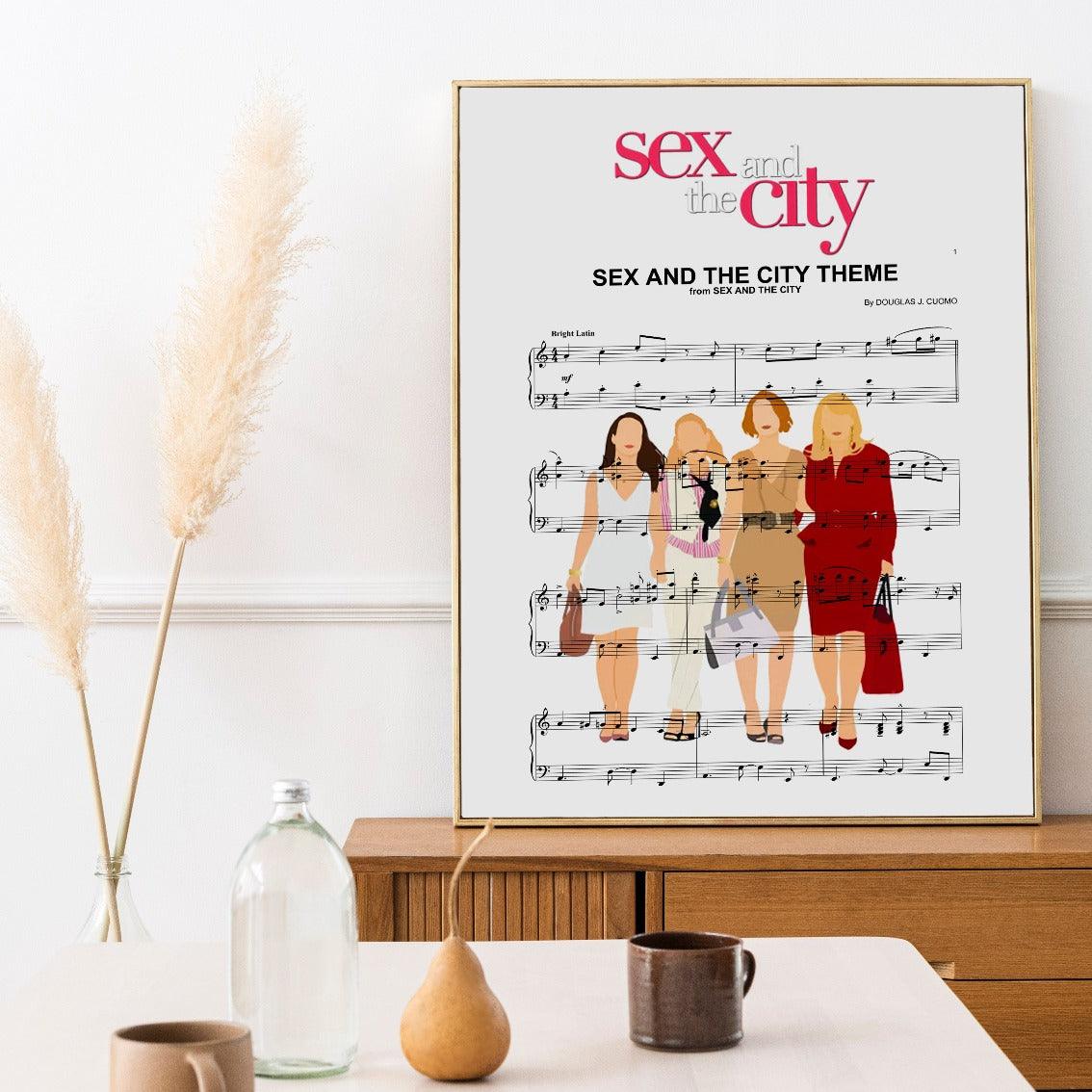 "The Theme from Sex and the City" is the show's theme song, composed by Aaron Zigman. The song was well-received by audiences and critics and helped to set the tone of the show. The show "Sex and the City" was a popular American television series that ran from 1998 to 2004.  It followed the lives of four friends, Carrie Bradshaw, Samantha Jones, Charlotte York, and Miranda Hobbes, as they navigate their way through love, sex, and friendship in New York City