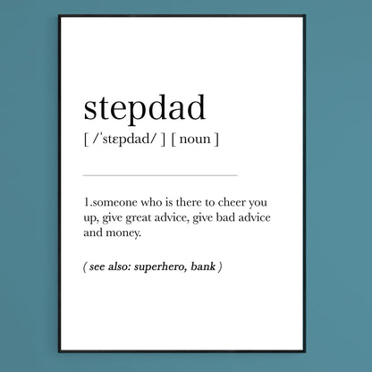 Stepdad Definition Print - 98types
