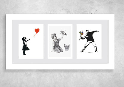 Get inspired by this "Always Hope" Poster Banksy Street Art. This street art piece is perfect for adding some motivation and inspiration to your home or office. With its bright colors and clean lines, this poster is sure to make a statement. Printed on high-quality paper, it's perfect for framing and makes a great gift for any Banksy fan. - 98types