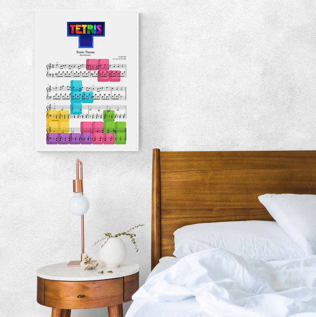Delight your walls with this spectacularly designed TETRIS - Main Theme Poster. Celebrate your favorite tune with this beautiful poster. Its lyrics are sure to provide captivating reminders of the song's melody and feeling. Not only does it feature stirring words, but 98Types Music has also included carefully crafted art to enhance the impact of the song further. Perfect for music lovers, this poster makes an excellent centerpiece for any room.