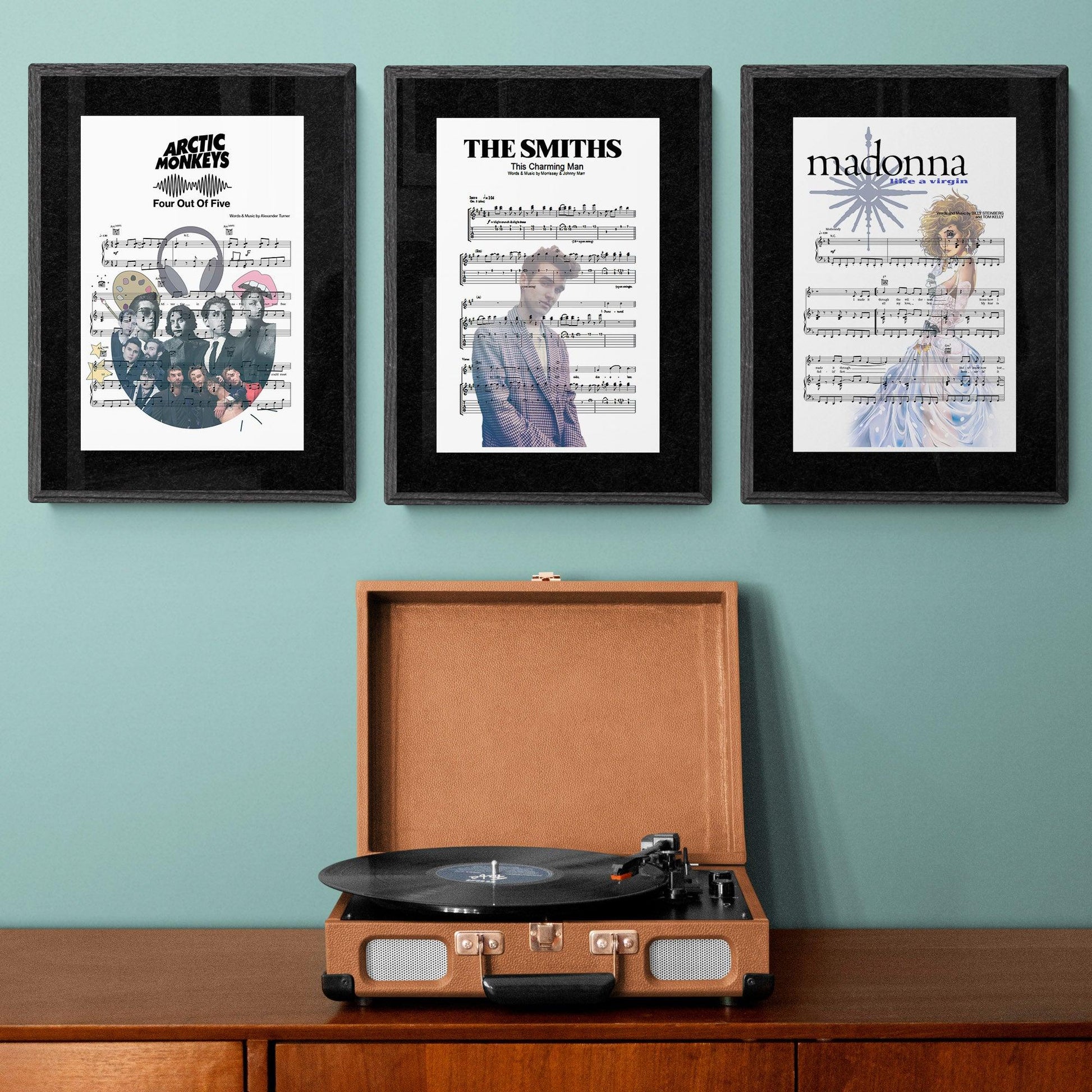 The Smiths This Charming Man Print | Song Music Sheet Notes Print Everyone has a favorite song especially The Smiths Print, and now you can show the score as printed staff. The personal favorite song sheet print shows the song chosen as the score