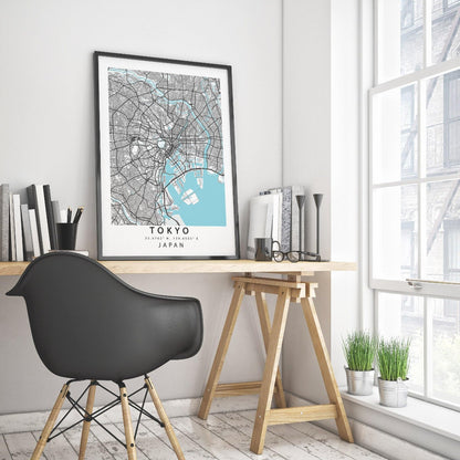 Explore Tokyo like a local with this intricate city map print. A stunning print that is both educational and esthetically pleasing, this map is a perfect addition to any Tokyo lover's home. Depicting the city in stunning detail, this print is a must-have for all fans of the metropolis. Hang this print in your home and admire it every day. - 98types