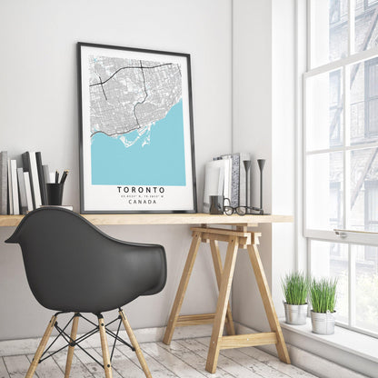 This Toronto Ontario Map Print is the perfect way to explore the city. Detailed and accurate, it showcases roads, neighborhoods, parks, and other landmarks. Its high-quality artistry is sure to make a statement in any home or office.