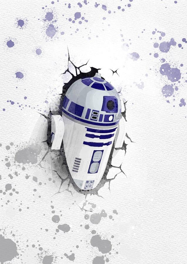 Star Wars Poster 8 Set Printable Watercolour Print - 98types