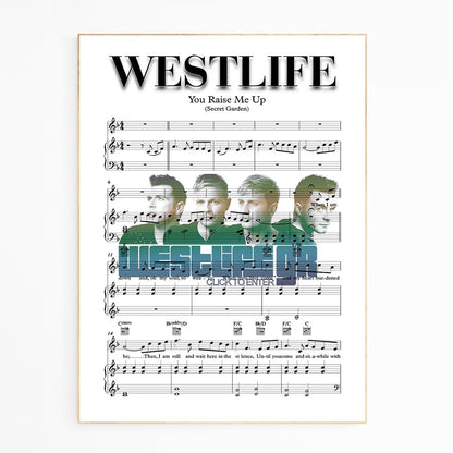 Westlife • You Raise Me Up Print - 98types